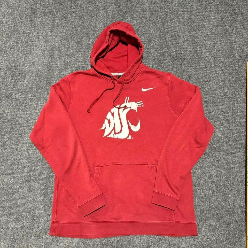 Nike Washington State University Cougars Side Swoosh Hoodie Size Large